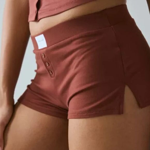 Urban Outfitters Pants - Urban Outfitters Shorts sleep kiera micro shortie womens Brown (small) lounge